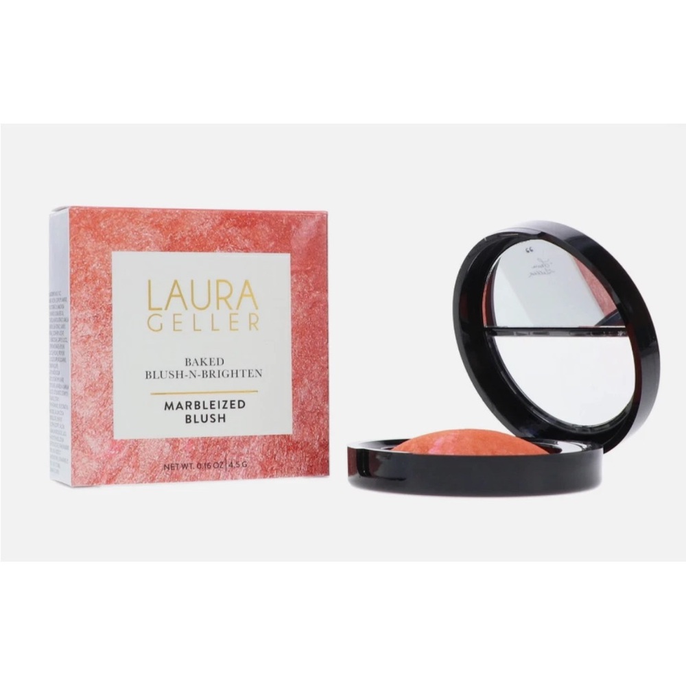 Laura Geller marbleized blush baked blush n brighten grapefruit new nib - Picture 6 of 9